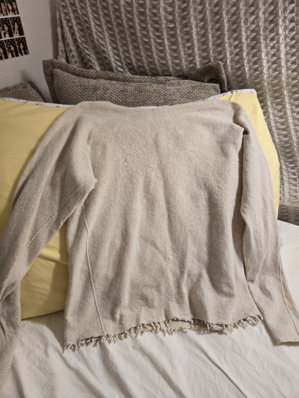 Women's Lightweight Thin Cream Sweater